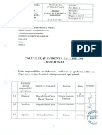 PO Privind Calculul Si Evidenta Salariilor - Revizia 1 PDF