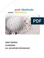 Ankit Deswal 4110422024 B.A. (H) Applied Psychology
