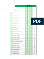 L M M J V Apellidos y Nombres Asistencia Total Nº