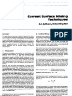 Surface Mining Techiques