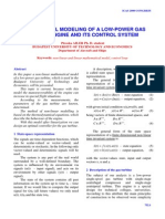 Mathematical Modeling of Gas Turbine