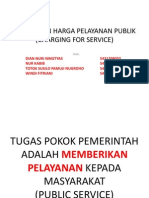 PENENTUAN HARGA PELAYANAN PUBLIK 