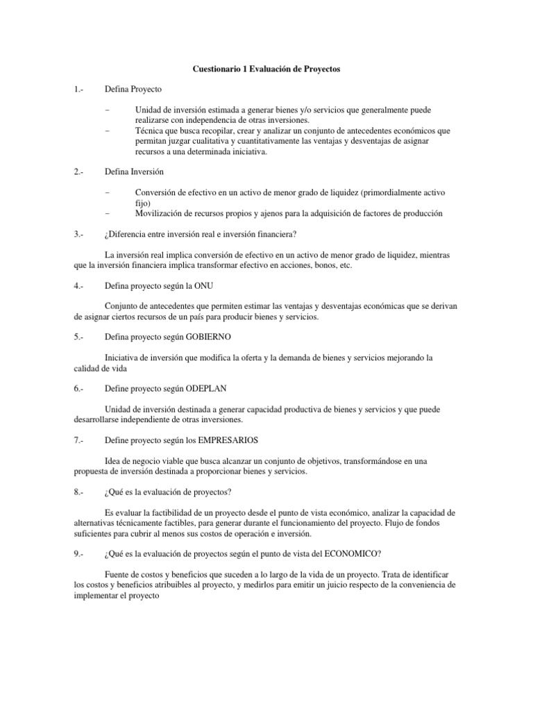 Proyectos de Invre | PDF | Negocios