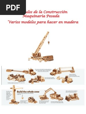 Vehículos Pesados para hacer en madera