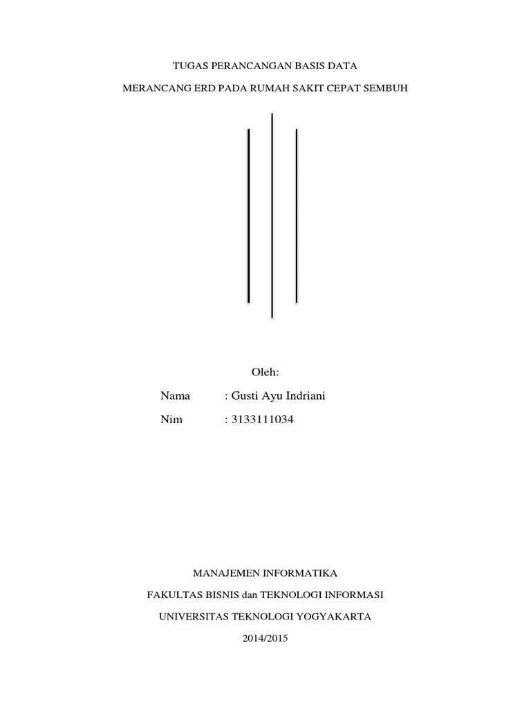 Contoh Perancangan Basis Data Rumah Sakit