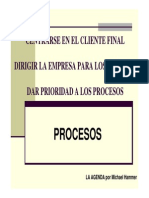 Centrarse en El Cliente Final Procesos