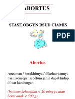 Stase Obgyn (ABORTUS) .Ars