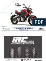 Bajaj Pulsar 200ns  Libro de Despiece (2012-2014)