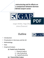 Privatization, Restructuring and Its Effects On Performance: A Comparison Between German and British Airport Sector