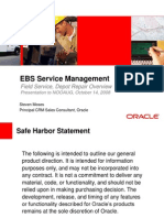 EBS Service Management: Field Service, Depot Repair Overview