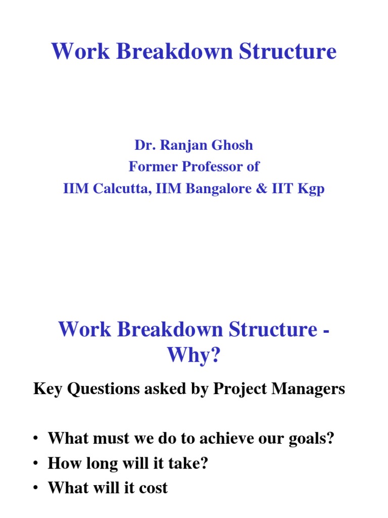 Work Breakdown Structure PDF Transmission (Mechanics) Vehicle