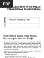 Download Pendekatan Ergonomis Dalam Perancangan Stasiun Kerja by Krissna SN248062315 doc pdf