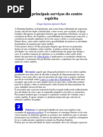 Os 10 Principais Serviços Do Centro Espírita