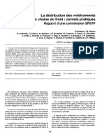 Pharmaceutique Distribution Des Medicaments en Chaine Du Froid Sfstp-Froid