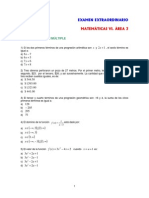 Extra matematicas 6 area 3 UNAM