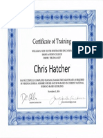 certificate of training new