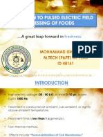 Pulsed Electric Field Processing of Foods