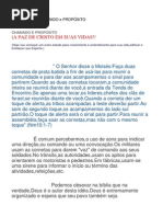 Propósito e Chamado