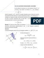 Volumen de Sólidos Con Secciones Transversales Conocidas