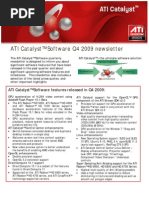 Download Ati Catalyst Q4 2009 Update by Centrale3D SN24808129 doc pdf