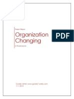 Organizational Changes