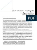 Falo El Simbolo Privilegiado Del Psicoanalisis