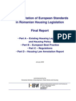 2008 IIBW. Romanian Housing Law. Report en