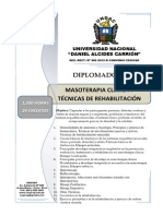 Masoterapia Clinica y Técnicas de Rehabilitación