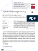 The Interactive Effect of Leader Member Exchange and Electronic Communicati