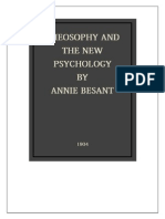 Annie Besant - Theosophy and The New Psychology