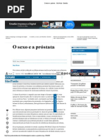O sexo e a próstata - São Paulo - Estadão