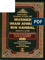Musnad Imam Ahmad Bin Hanbal Edition Darussalam Volume 2 Hadiths 1381 2822 PDF