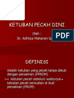 Ketuban Pecah Dini