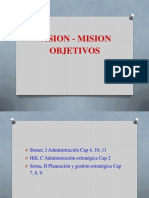 Vision - Mision Objetivos