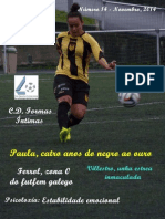 REVISTA FÚTBOL FEMENINO GALEGO NOVIEMBRE 2014