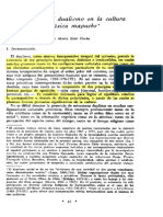 Presencia Del Dualismo en La Cultura y Música Mapuche