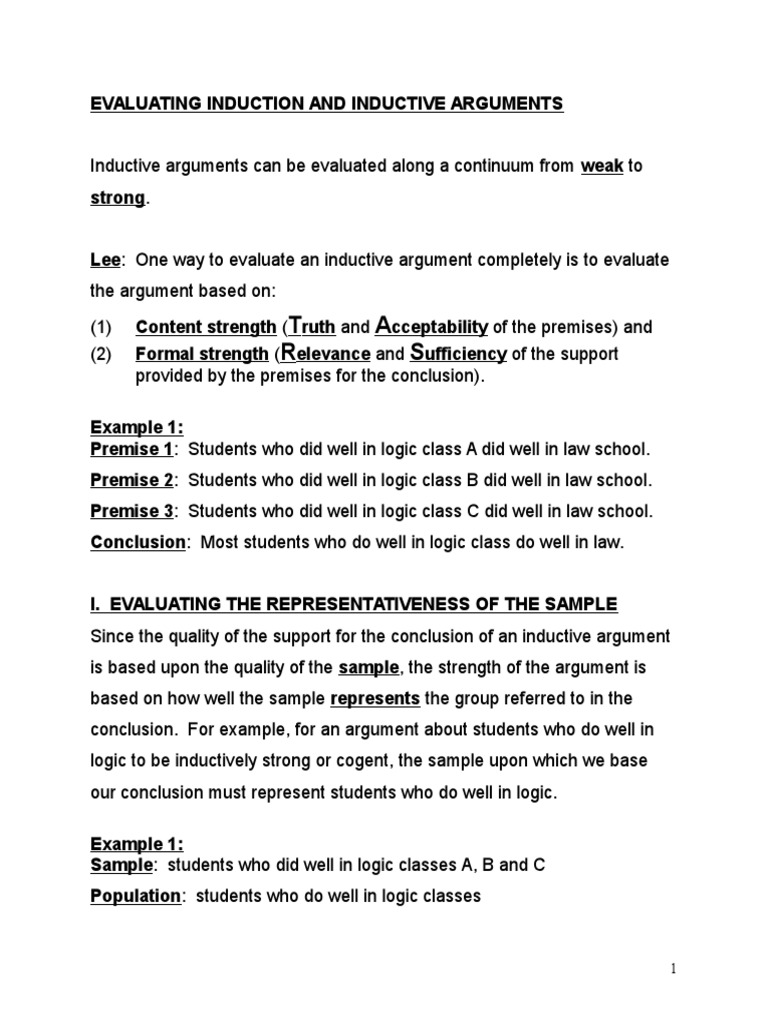 Argument introduction examples image