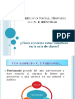 Identidad, Patrimonio, Historia Local-1