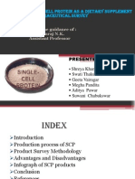 SCP as Dietary Supplement: Neutraceutical Survey