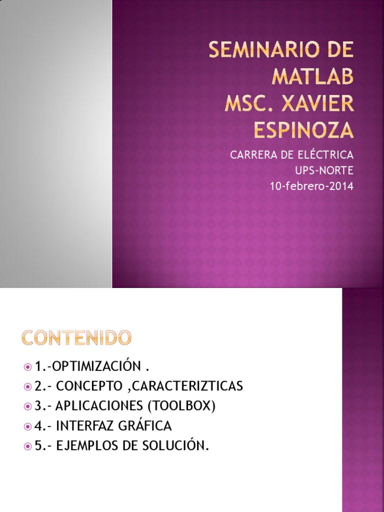 Curso de Matlab 6 | PDF