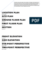 Key Plan Location Plan Site Plan Ground Floor Plan First Floor Plan Section