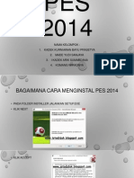 Instal Game Pes 2014