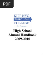 Download KIPP Through College 2009-10 High School Alumni Handbook by Kaya Stone SN24812866 doc pdf