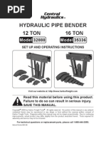 Download Hydraulic Pipe Bender 12 Ton 16 Ton by sabadan_30 SN24812881 doc pdf