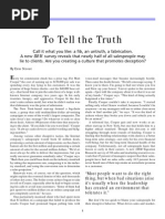 To Tell the Truth