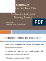 Freedom To Share Files Six Months Industrial Training Project