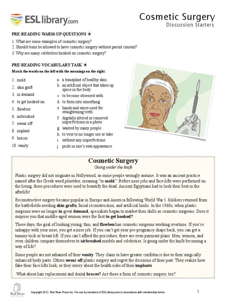 Cosmetic Surgery Pdf Pdf Plastic Surgery Surgery
