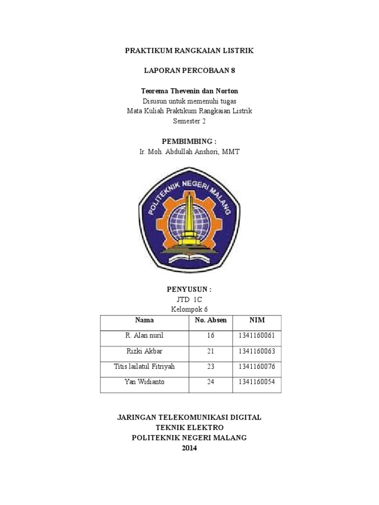 Perc8.Teorema Thevenin Dan Norton