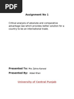 Download Comparative Advantage Law of international trade by adeel k SN24813740 doc pdf