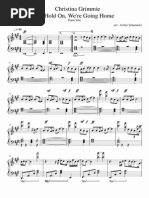 Christina - Grimmie - Hold - On, - We're - Going - Home Piano Solo-1 (2 Files Merged) PDF